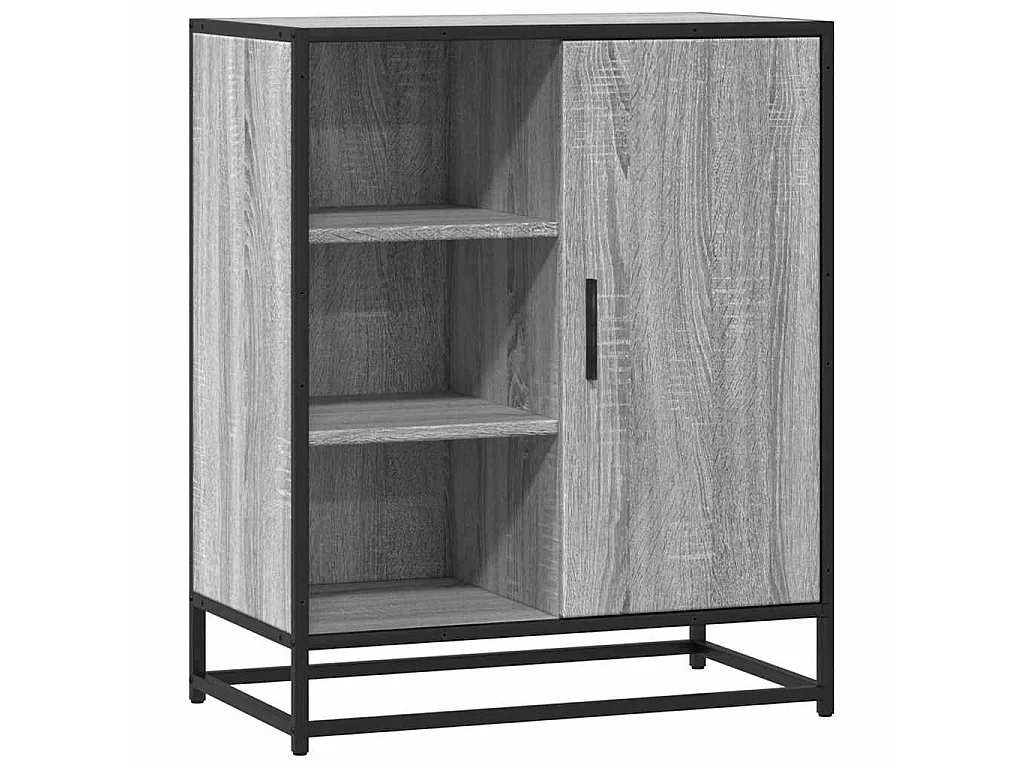 Sideboard Grau Sonoma 62x35x76 cm Holzwerkstoff