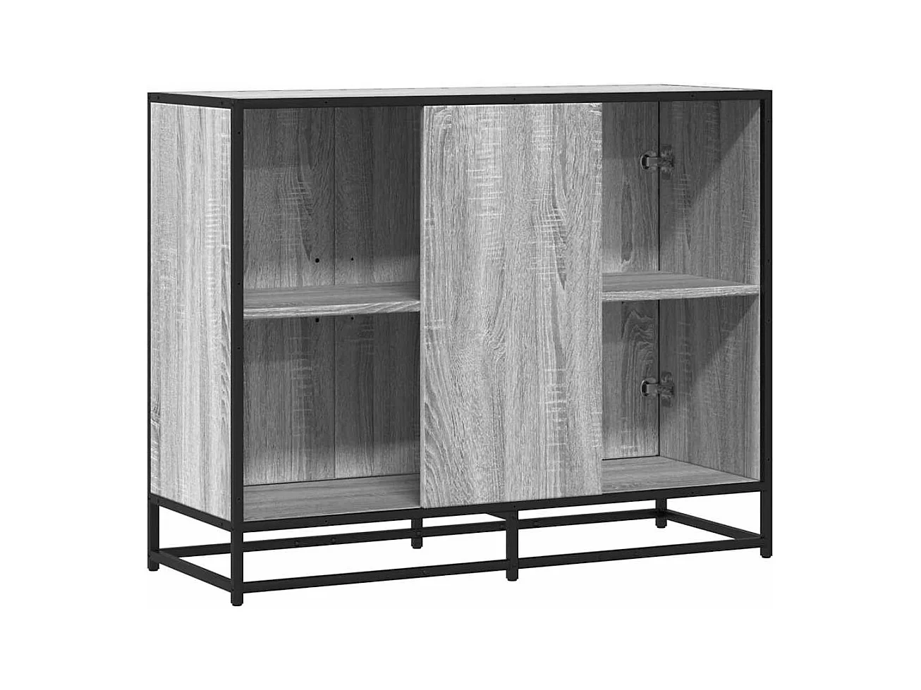 Buffet sonoma gris 94x35x76 cm bois d'ingénierie