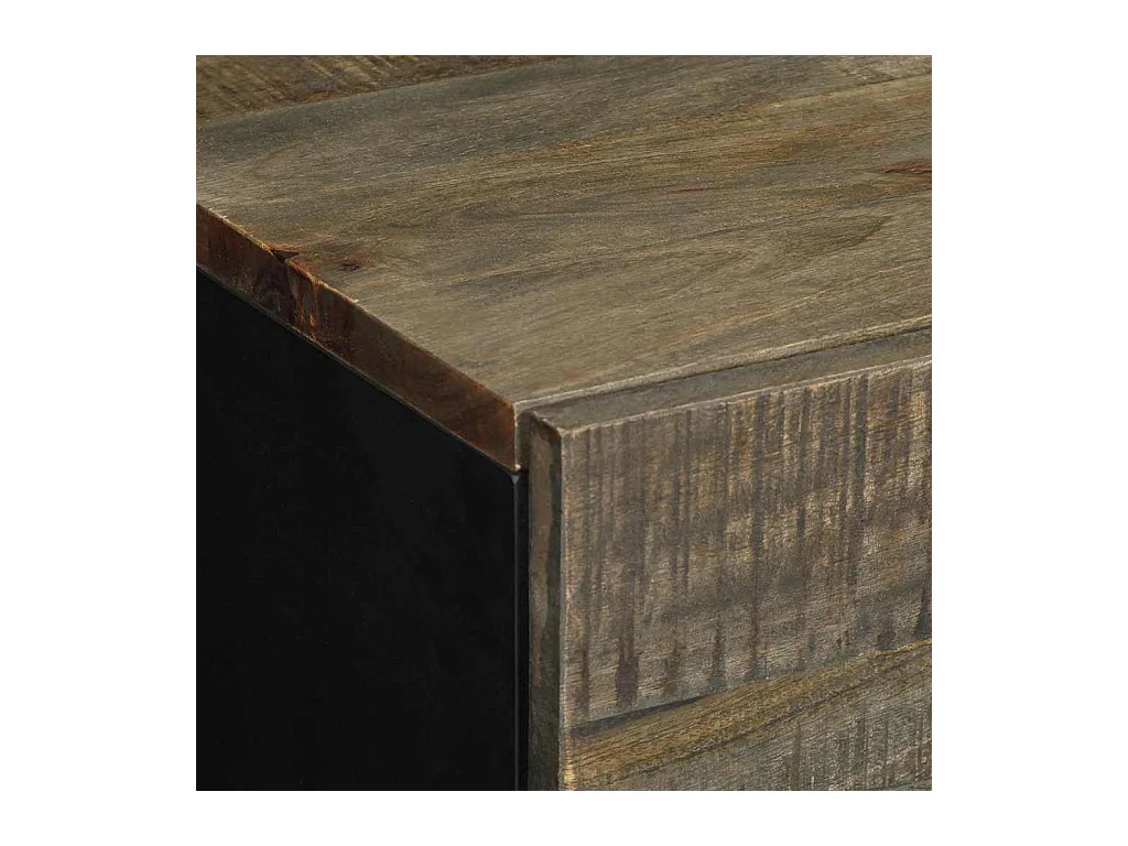 Buffet 40x33x75 cm bois massif de manguier