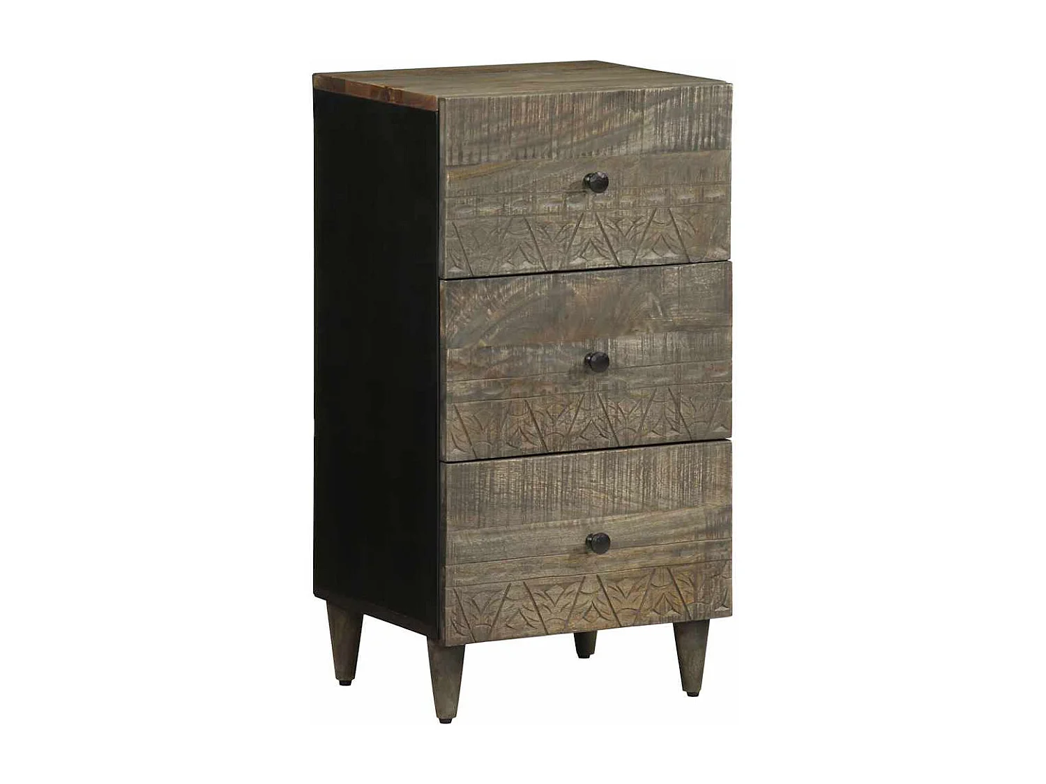 Dressoir 40x33x75 cm massief mangohout