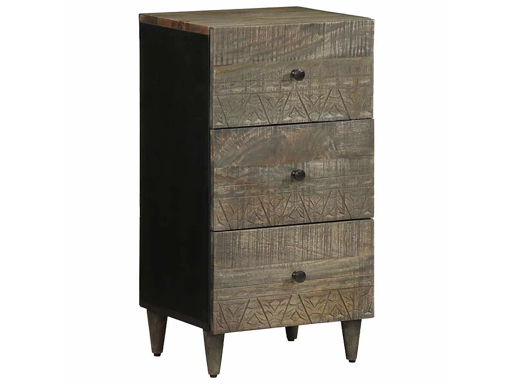Sideboard 40x33x75 cm Massivholz Mango
