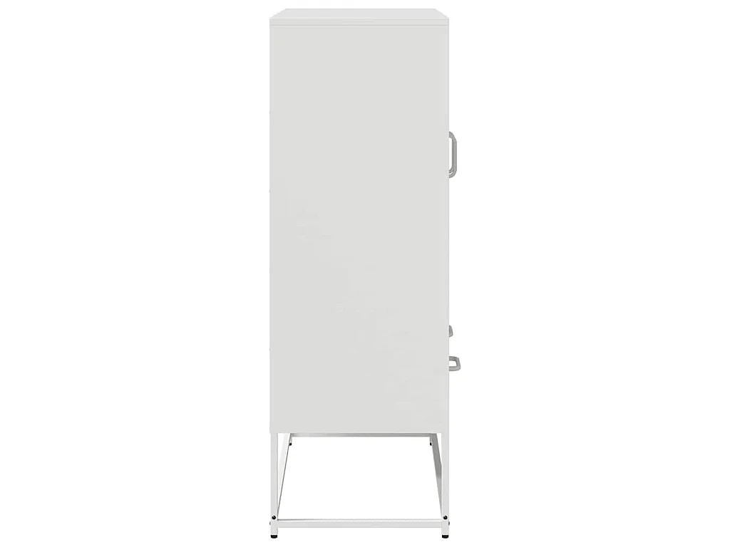 Buffet haut blanc 68x39x111,5 cm acier