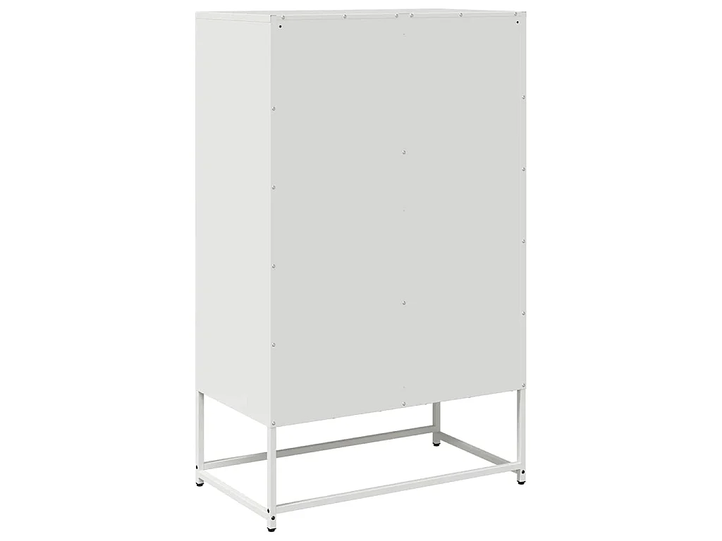 Buffet haut blanc 68x39x111,5 cm acier