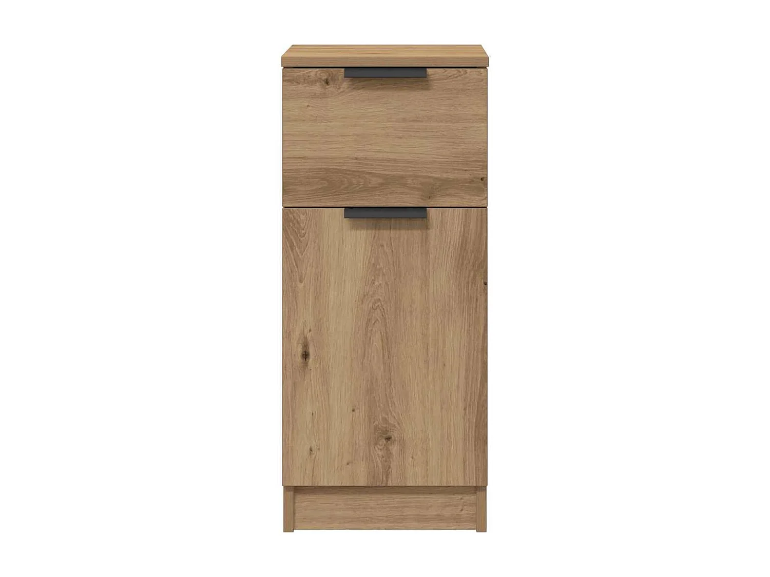 Buffet chêne artisanal 30x30x70 cm bois d'ingénierie