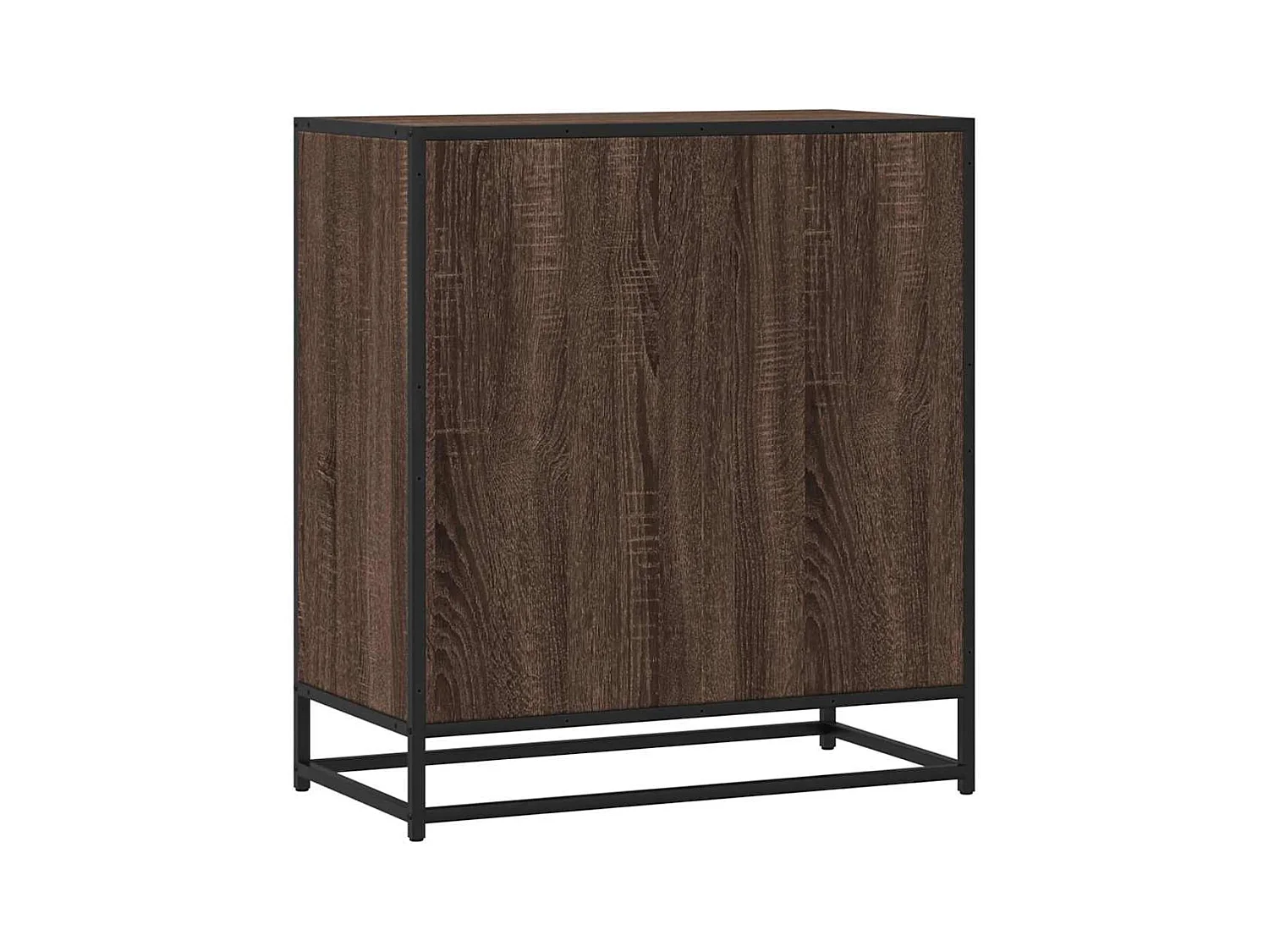 Buffet chêne marron 68x35x76 cm bois d'ingénierie