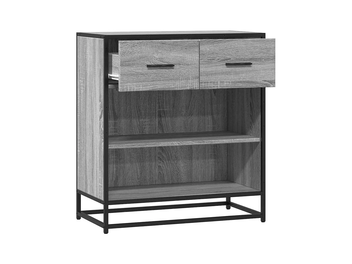 Buffet sonoma gris 68x35x76 cm bois d'ingénierie