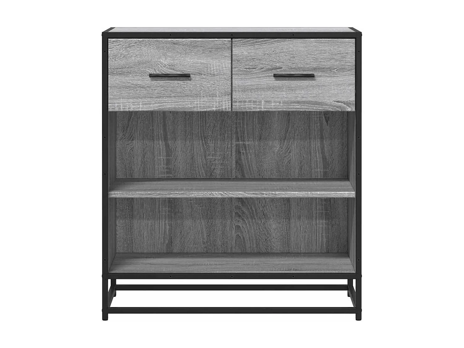 Buffet sonoma gris 68x35x76 cm bois d'ingénierie