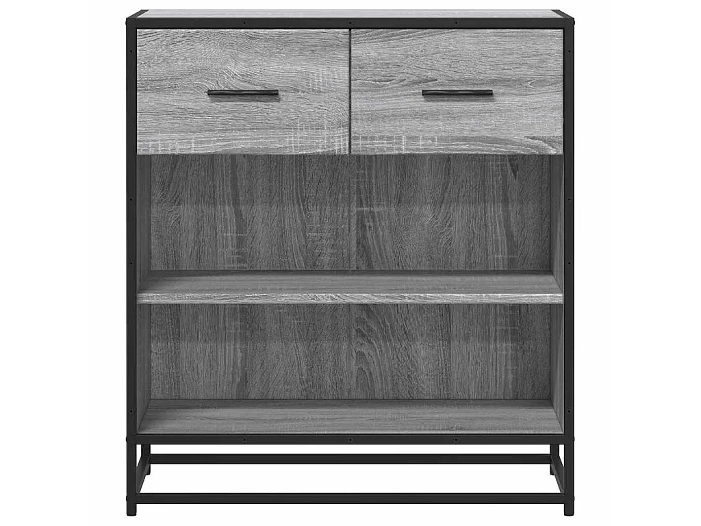 Sideboard Grau Sonoma 68x35x76 cm Holzwerkstoff