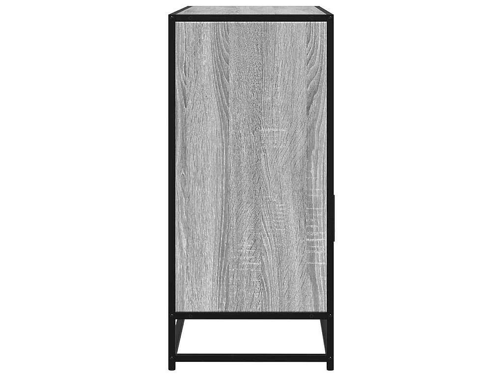 Sideboard Grau Sonoma 100x35x76 cm Holzwerkstoff