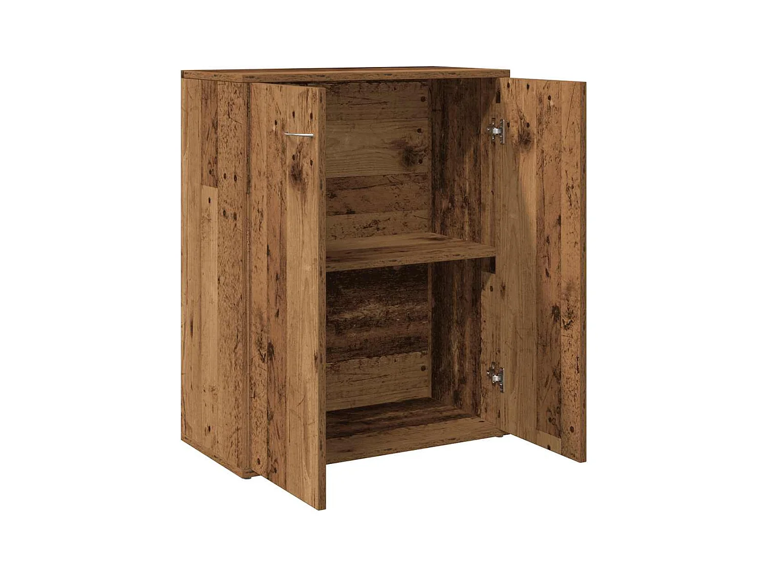 Buffet vieux bois 60x30x75 cm bois d'ingénierie