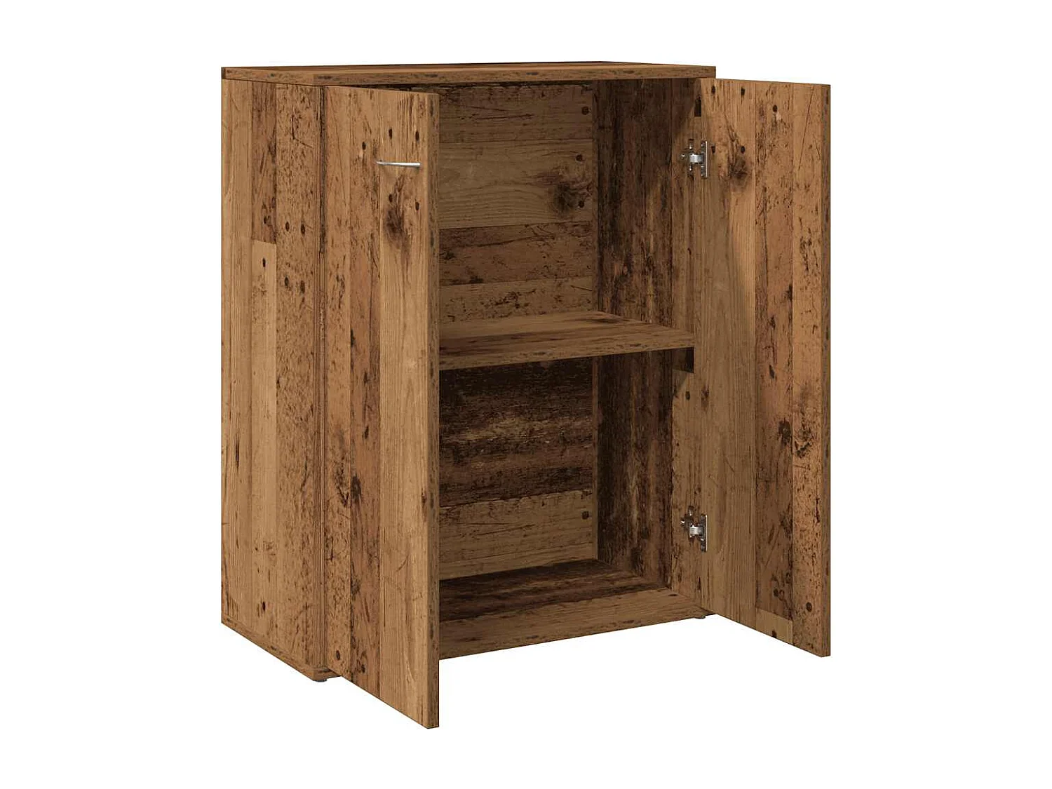 Buffet vieux bois 60x30x75 cm bois d'ingénierie