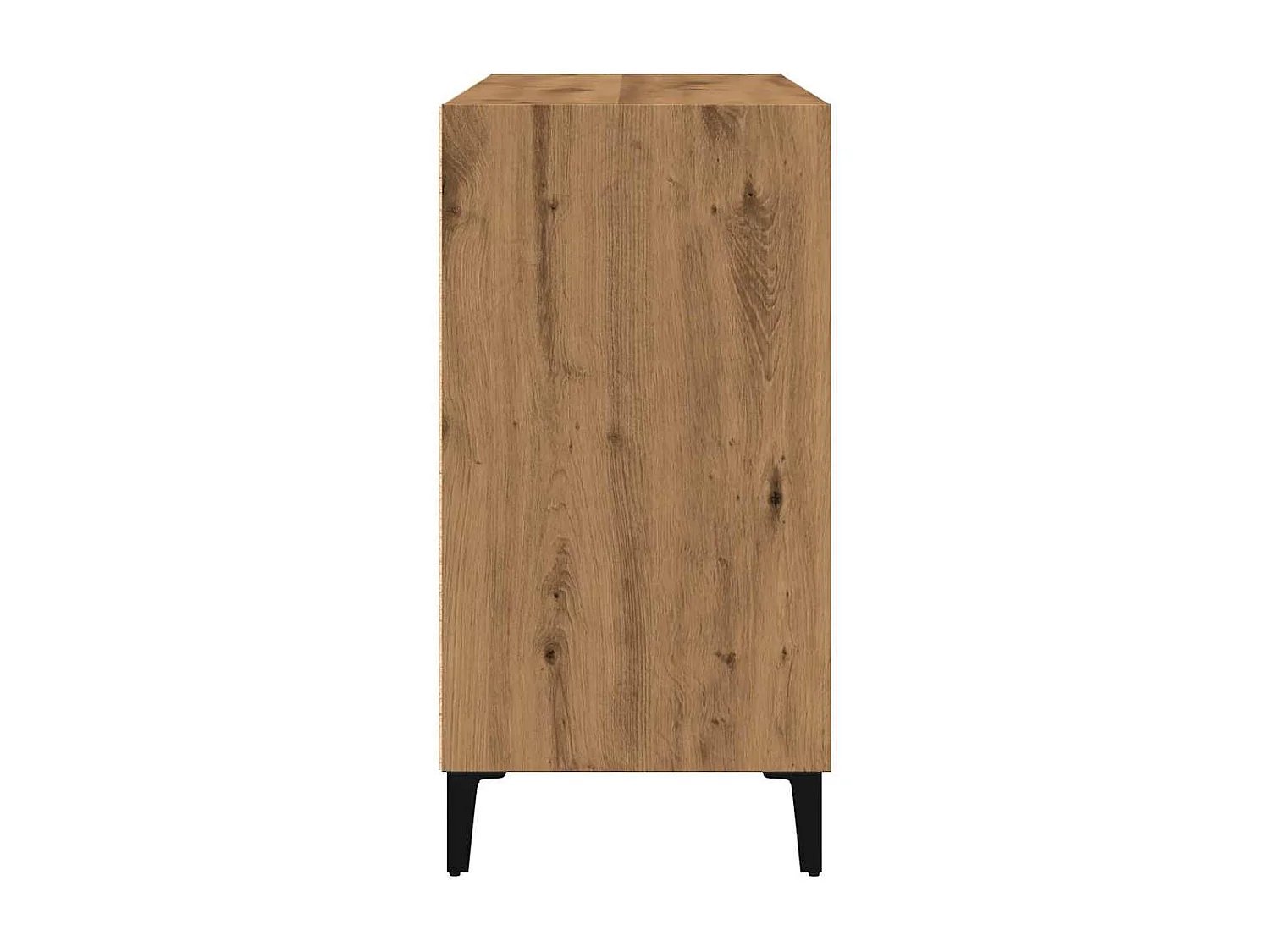 Buffet chêne artisanal 103,5x35x70 cm bois d'ingénierie