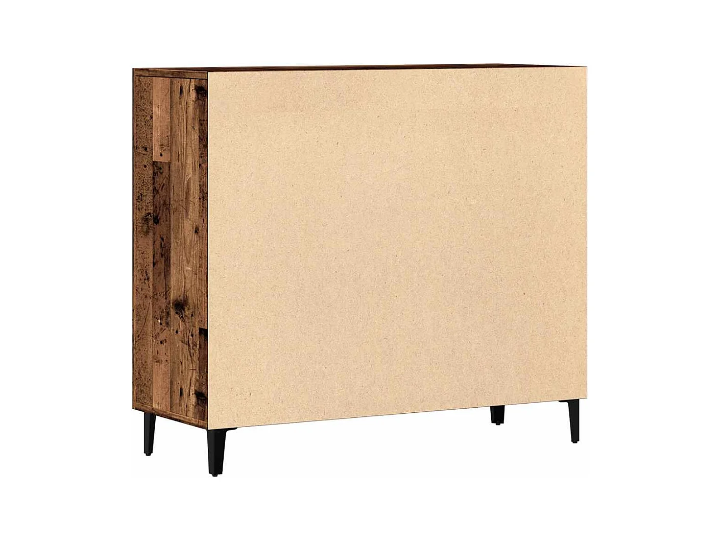 Buffet vieux bois 90x34x80 cm bois d'ingénierie