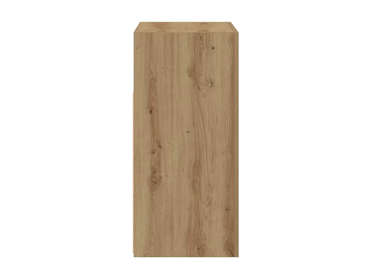 Sideboard mit LED-Leuchten Artisan-Eiche 80x35x75 cm