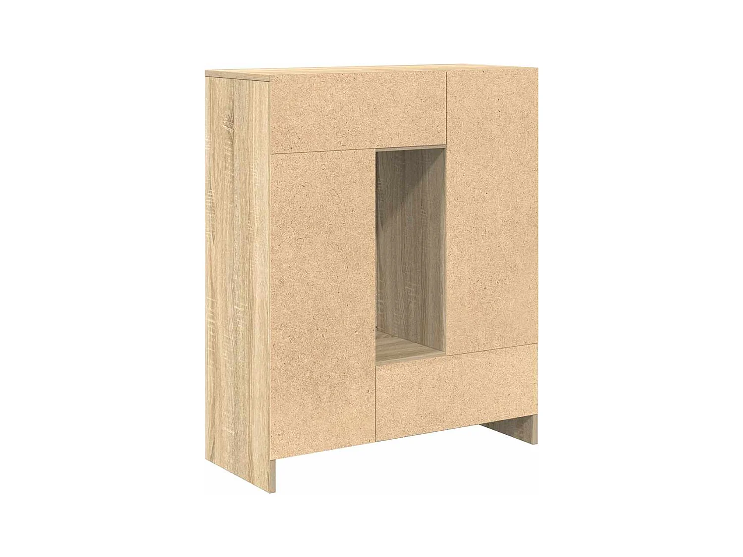 Buffet avec tiroirs et portes chêne sonoma 73x31x90 cm