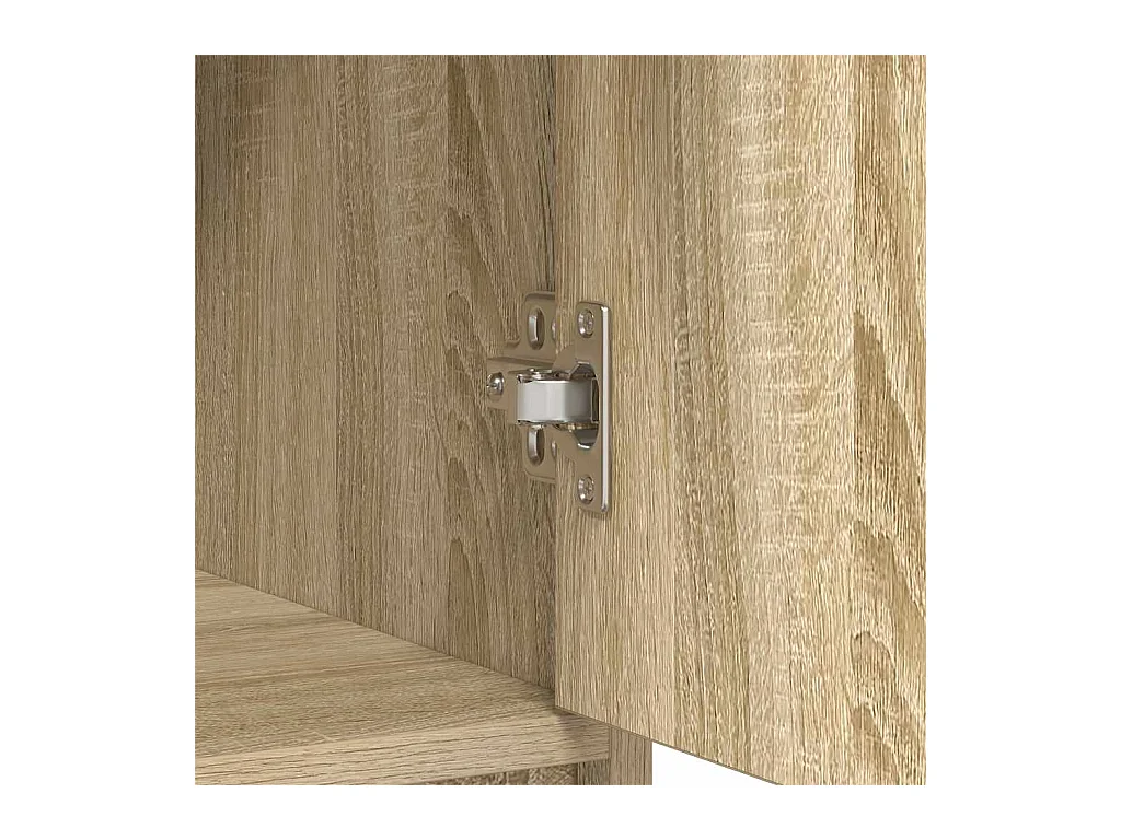 Buffet avec tiroirs et portes chêne sonoma 73x31x90 cm