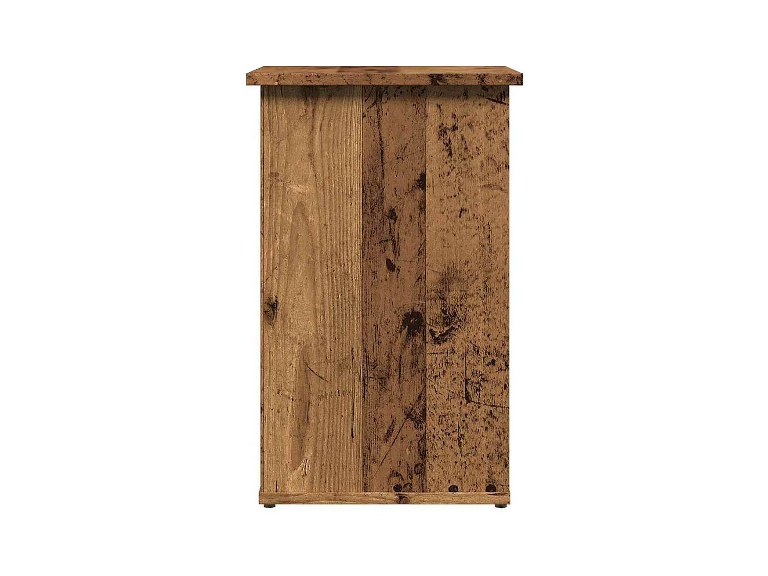 Buffet vieux bois 35x35x55 cm bois d'ingénierie