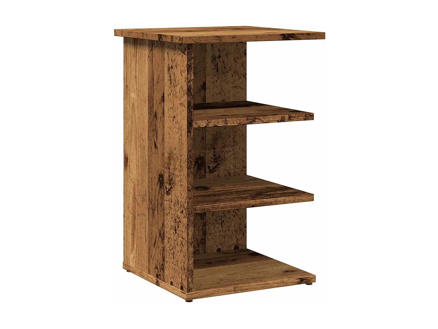 Buffet vieux bois 35x35x55 cm bois d'ingénierie