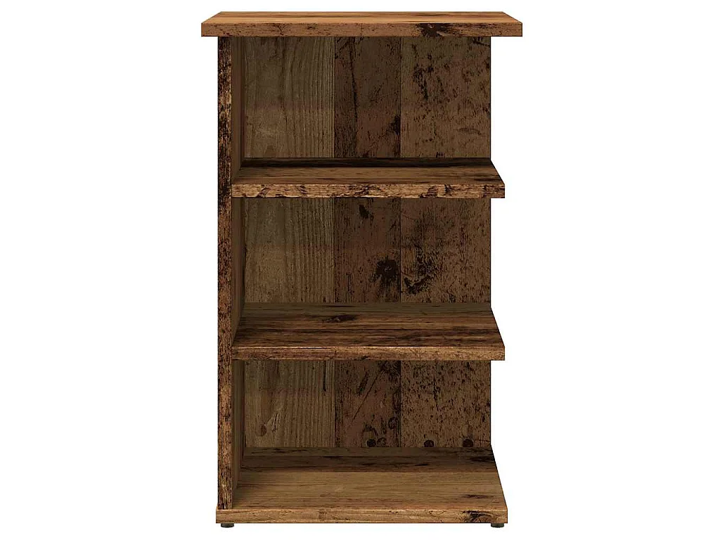 Buffet vieux bois 35x35x55 cm bois d'ingénierie