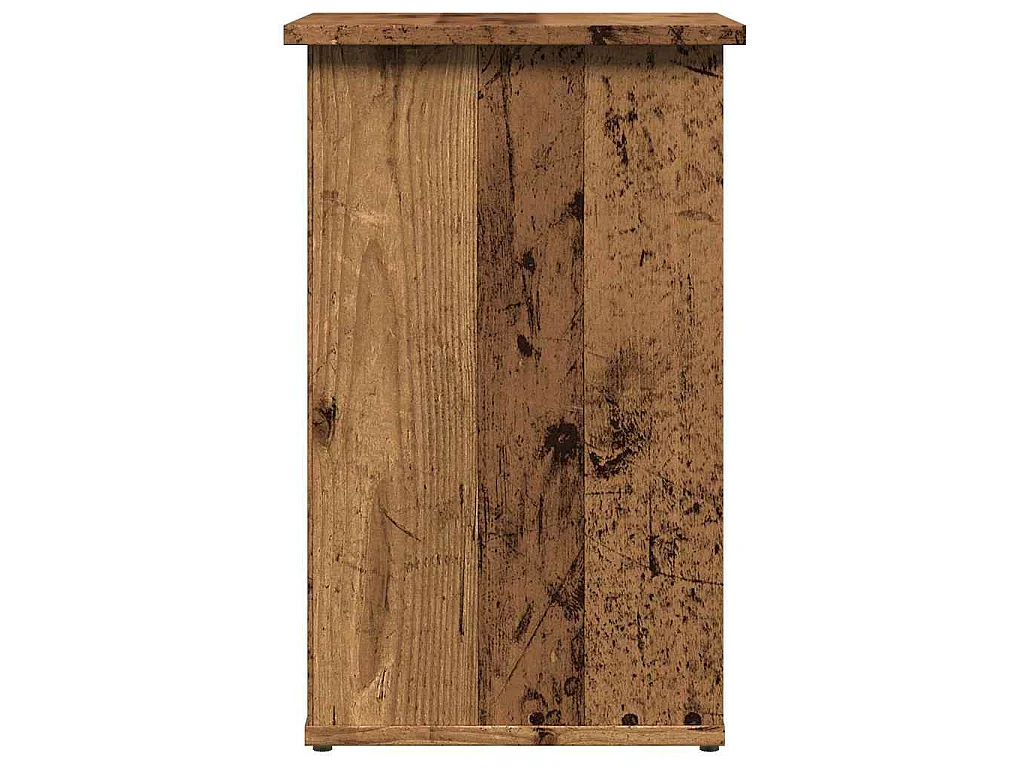 Buffet vieux bois 35x35x55 cm bois d'ingénierie
