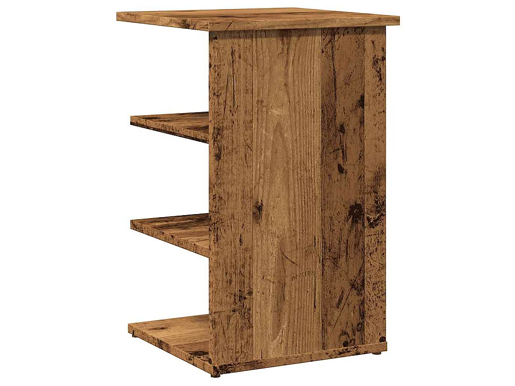 Buffet vieux bois 35x35x55 cm bois d'ingénierie