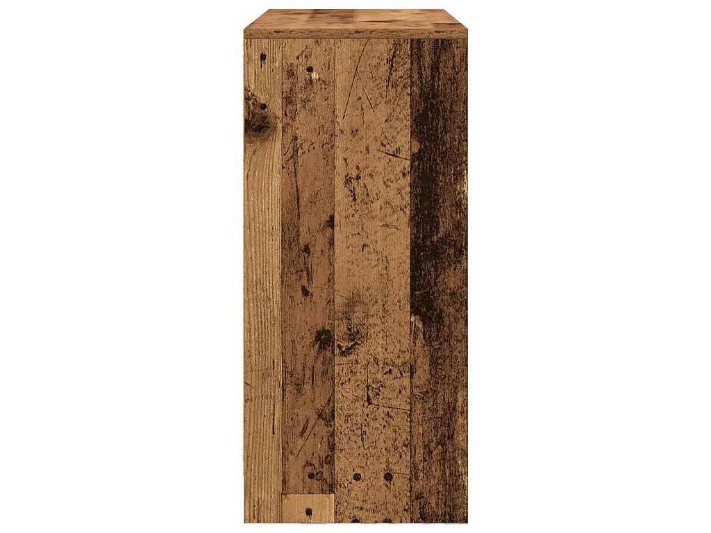 Buffet avec tiroirs et portes vieux bois 70,5x34x74,5 cm
