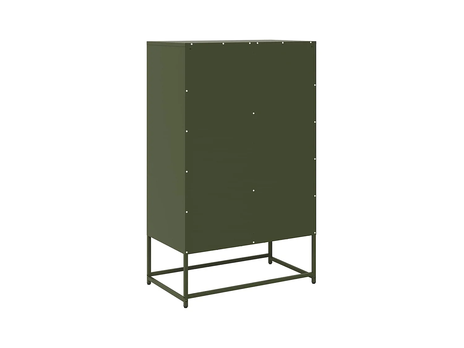 Buffet haut vert olive 68x39 x111,5 cm acier