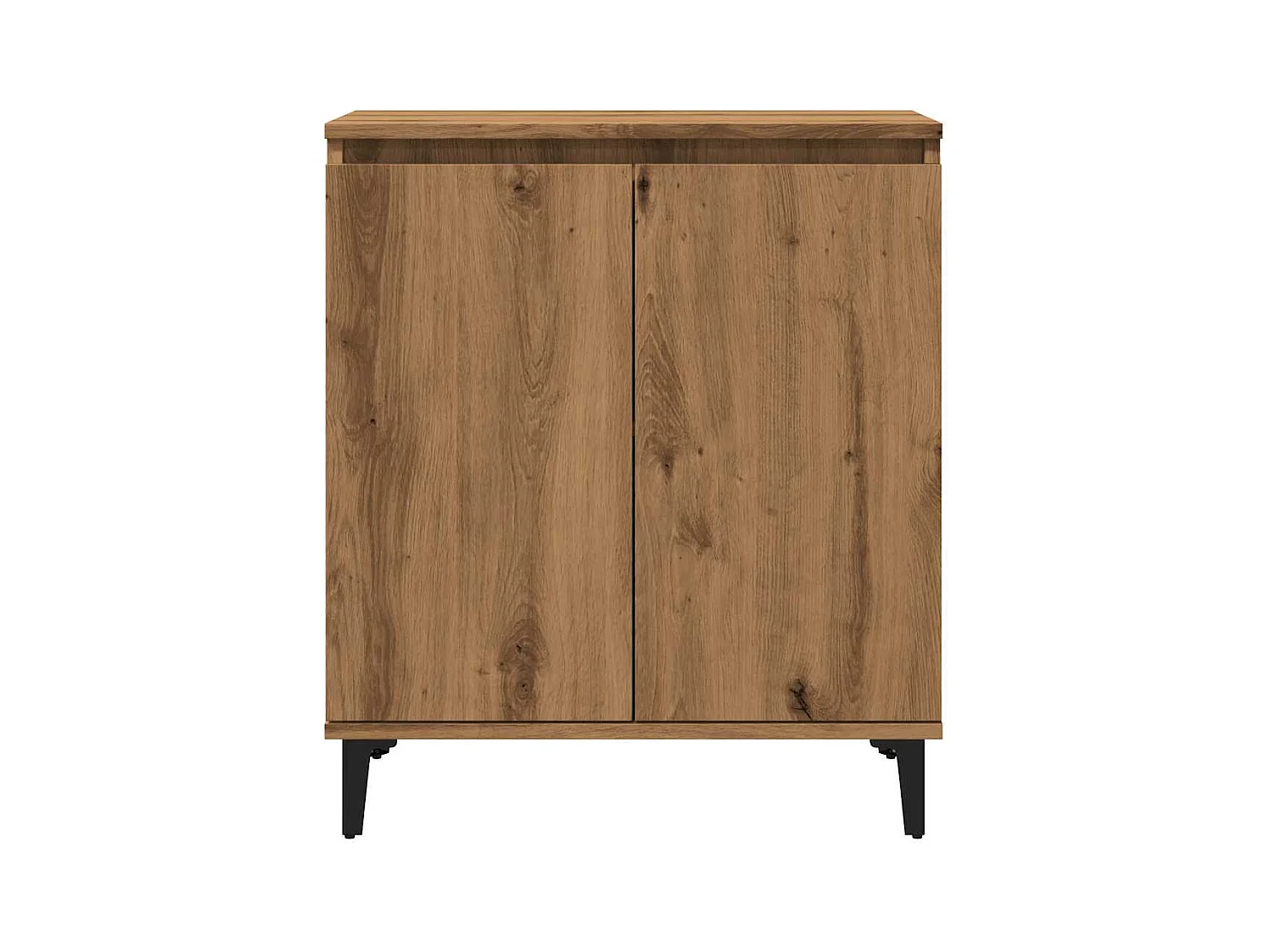 Buffet chêne artisanal 60x35x70 cm bois d'ingénierie