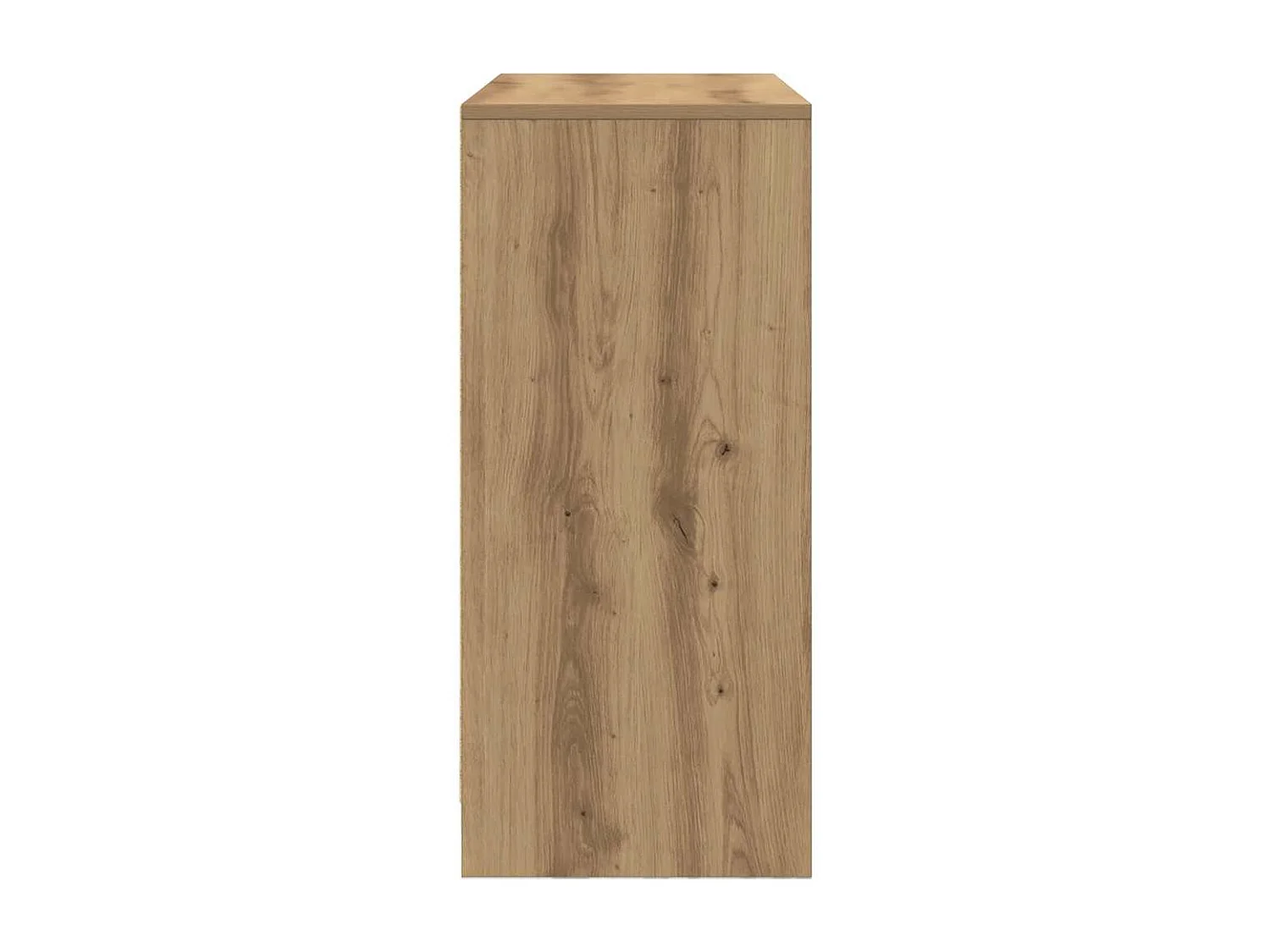 Buffet avec tiroirs et portes chêne artisanal 70,5x34x74,5 cm