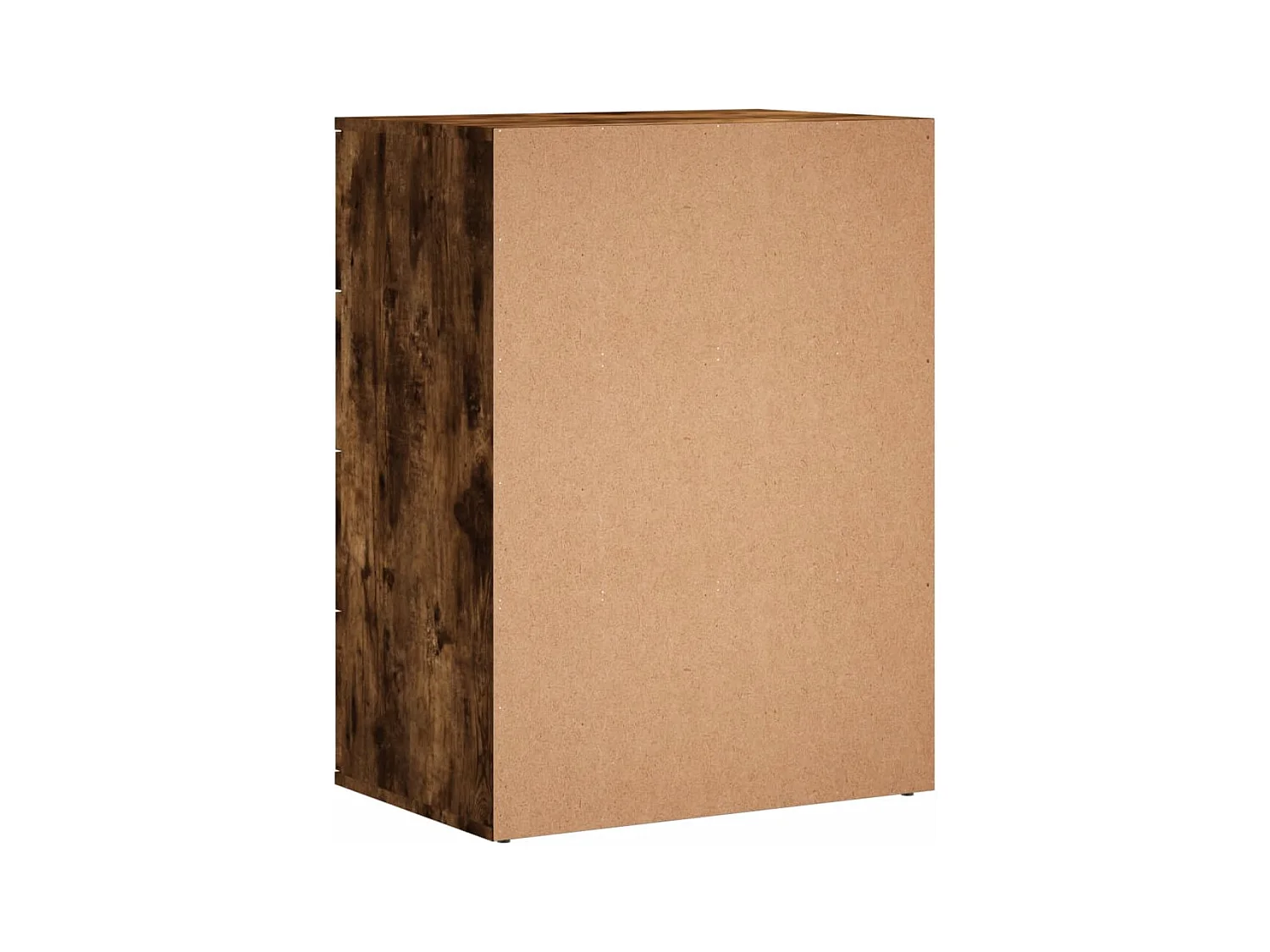 Buffet chêne fumé 60x39x80 cm bois d'ingénierie