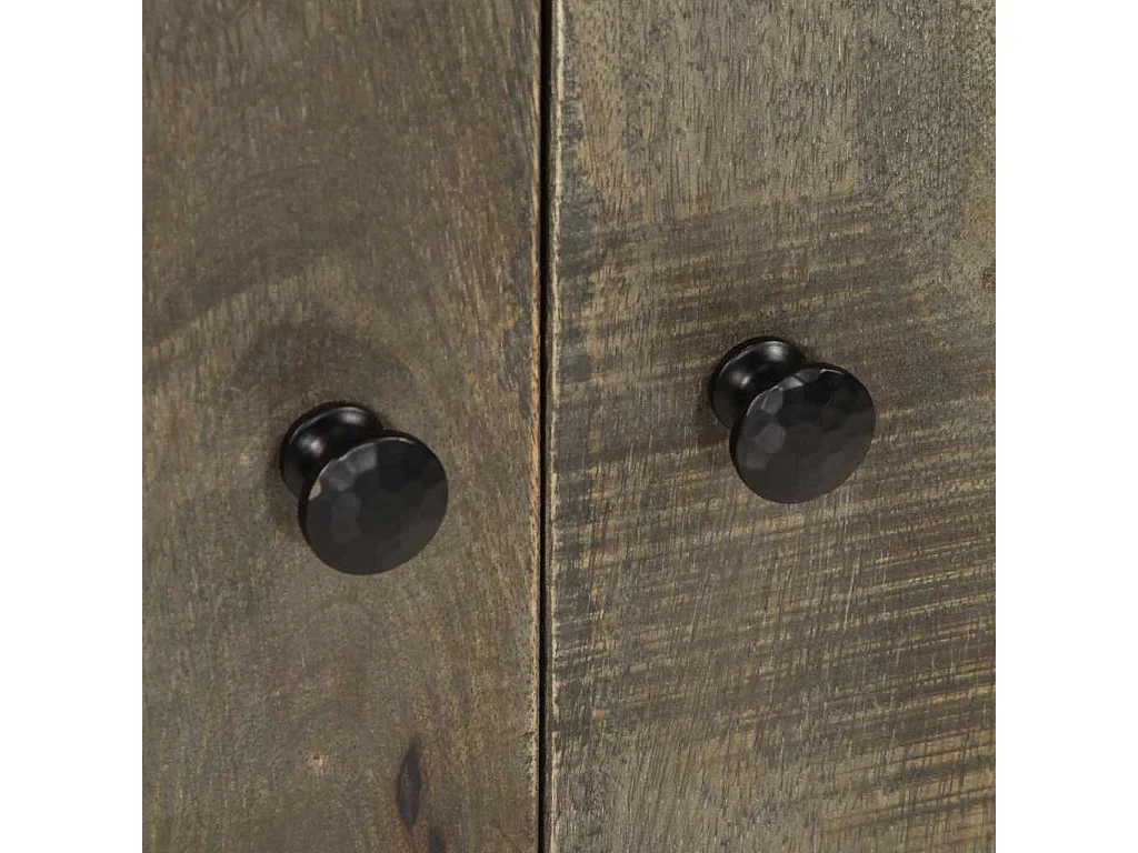Dressoir 60x33x75 cm massief mangohout