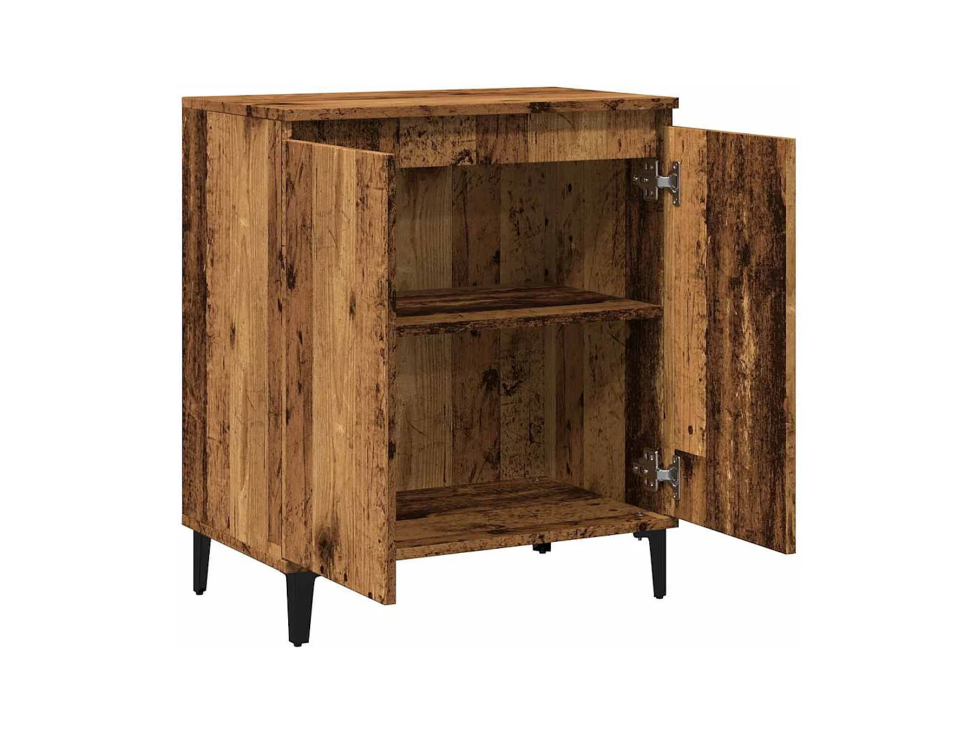 Buffet vieux bois 60x35x70 cm bois d'ingénierie