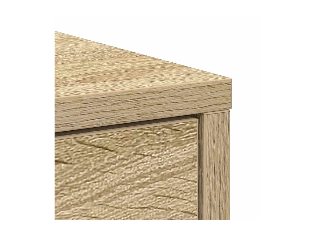 Buffet avec tiroirs et portes chêne sonoma 70,5x34x74,5 cm