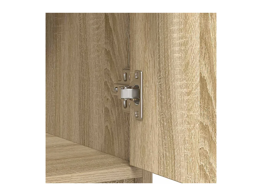 Buffet avec tiroirs et portes chêne sonoma 70,5x34x74,5 cm