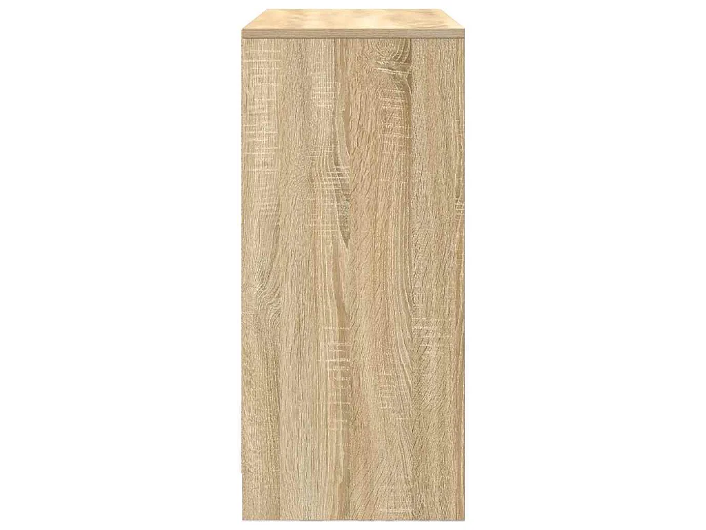 Dressoir met lades deuren 70,5x34x74,5 cm sonoma eikenkleurig