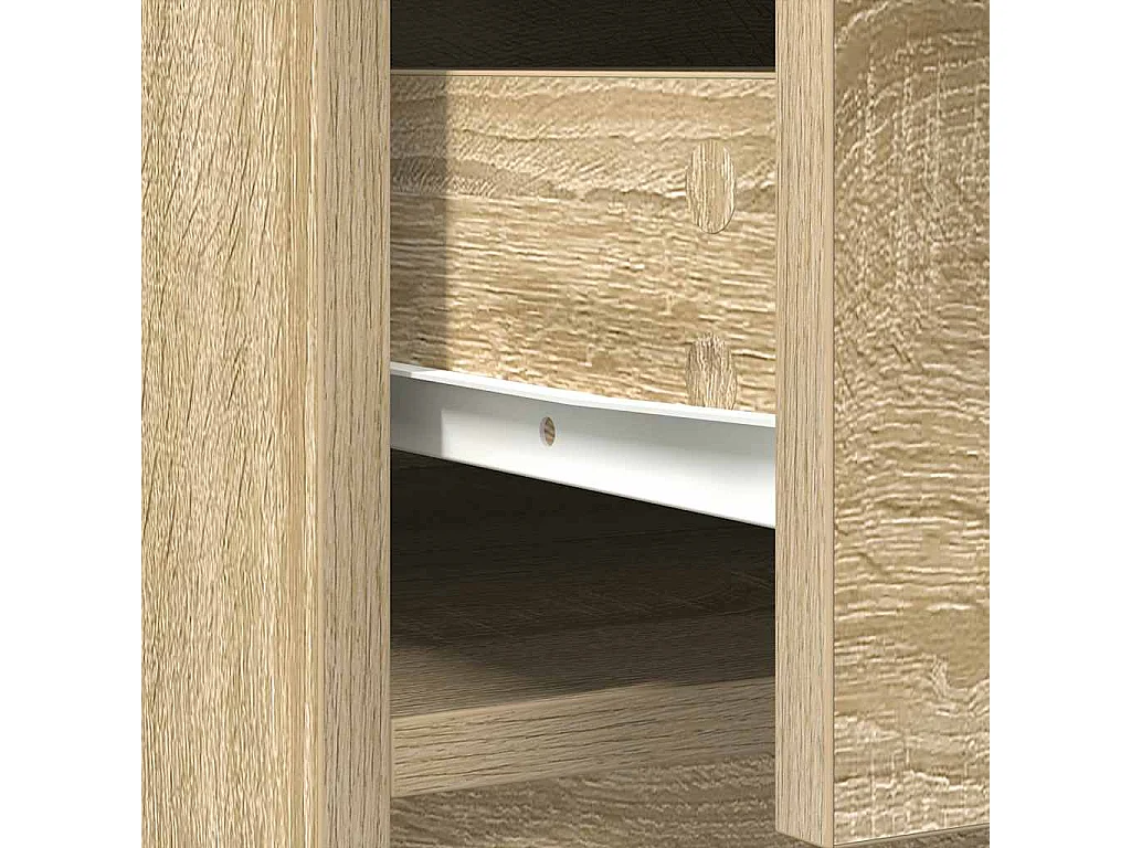 Buffet avec tiroirs et portes chêne sonoma 70,5x34x74,5 cm