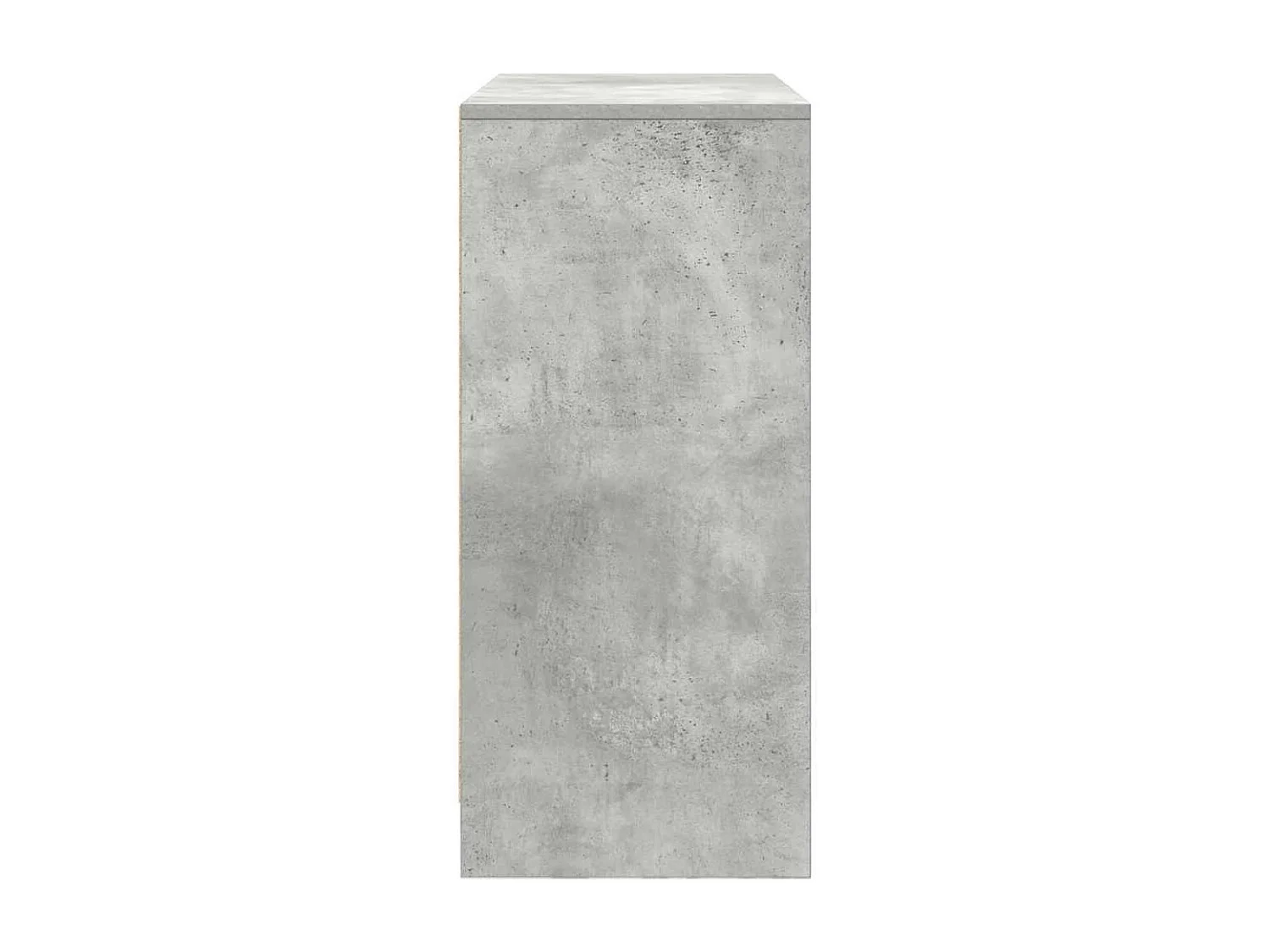 Sideboard mit Schubladen und Türen Betongrau 70,5x34x74,5 cm