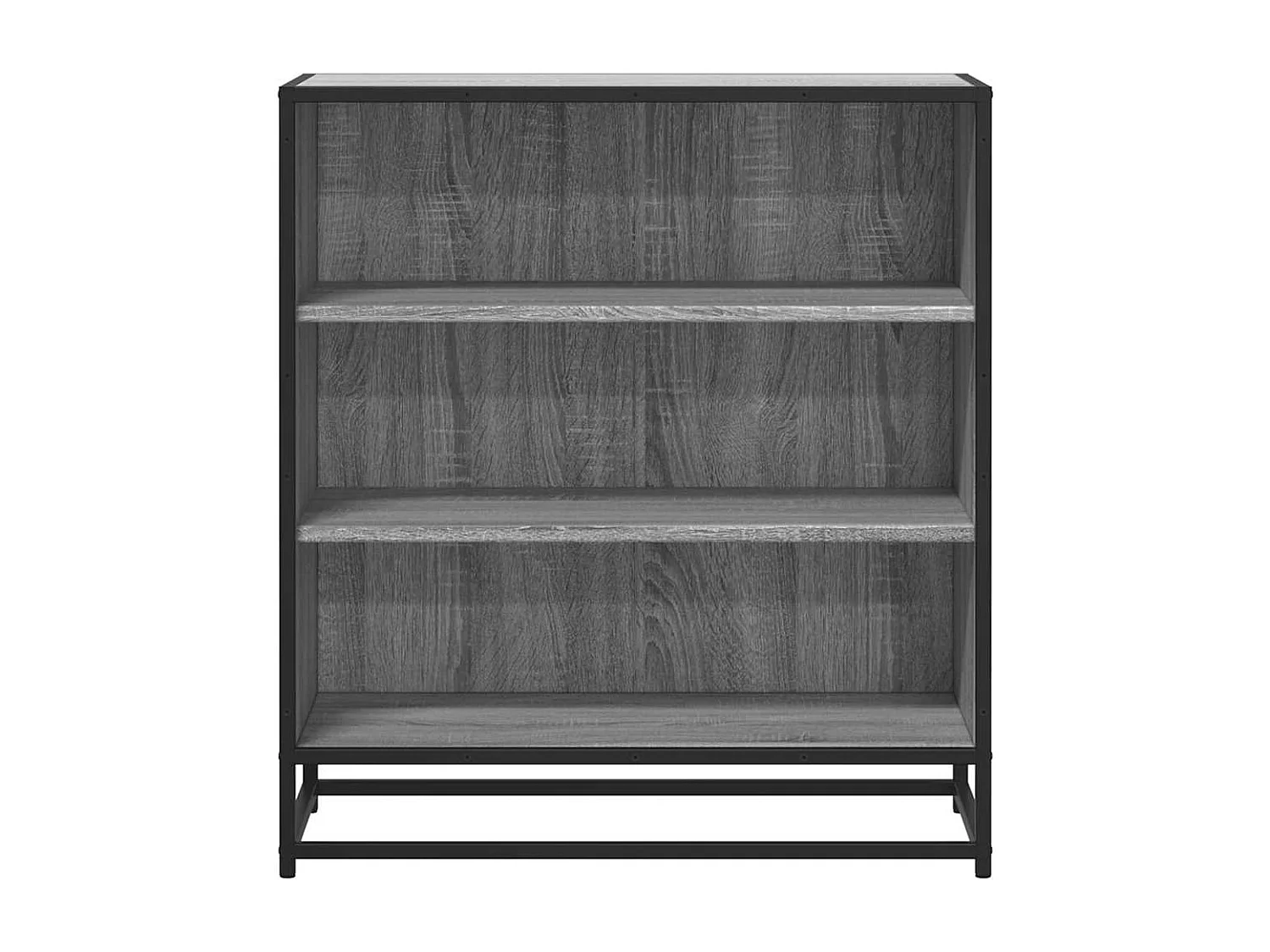 Buffet sonoma gris 68x35x76 cm bois d'ingénierie et métal