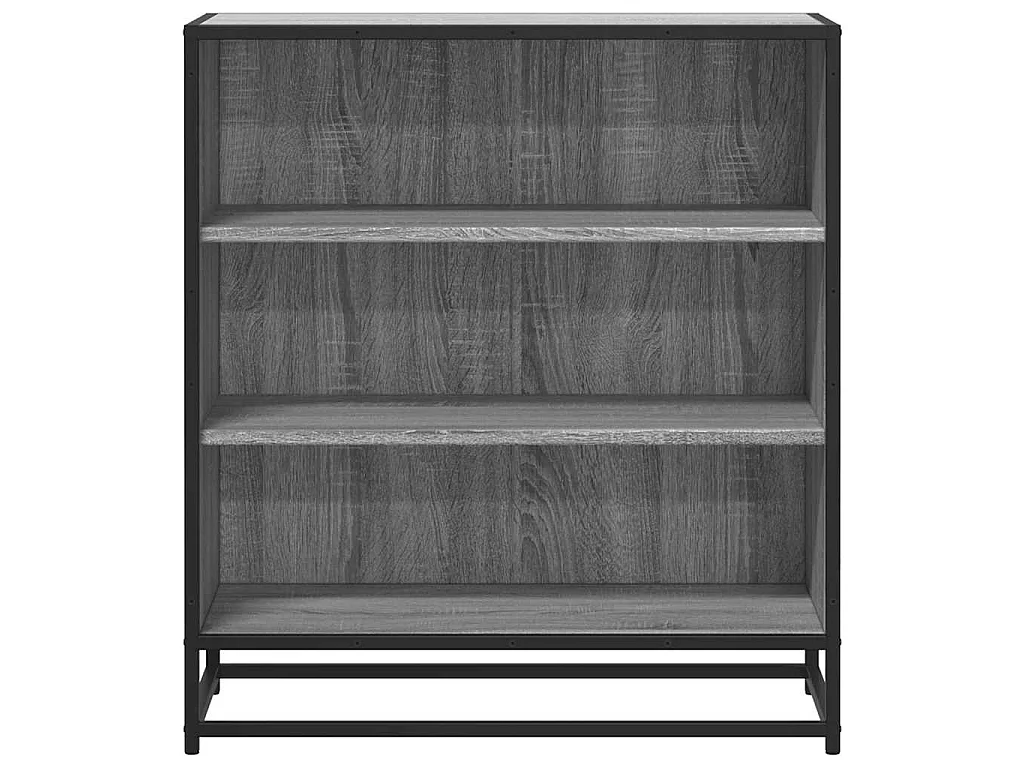 Buffet sonoma gris 68x35x76 cm bois d'ingénierie et métal