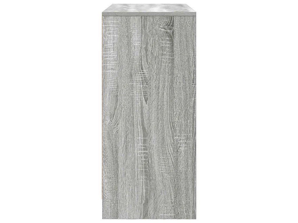 Buffet avec tiroirs et portes sonoma gris 70,5x34x74,5 cm