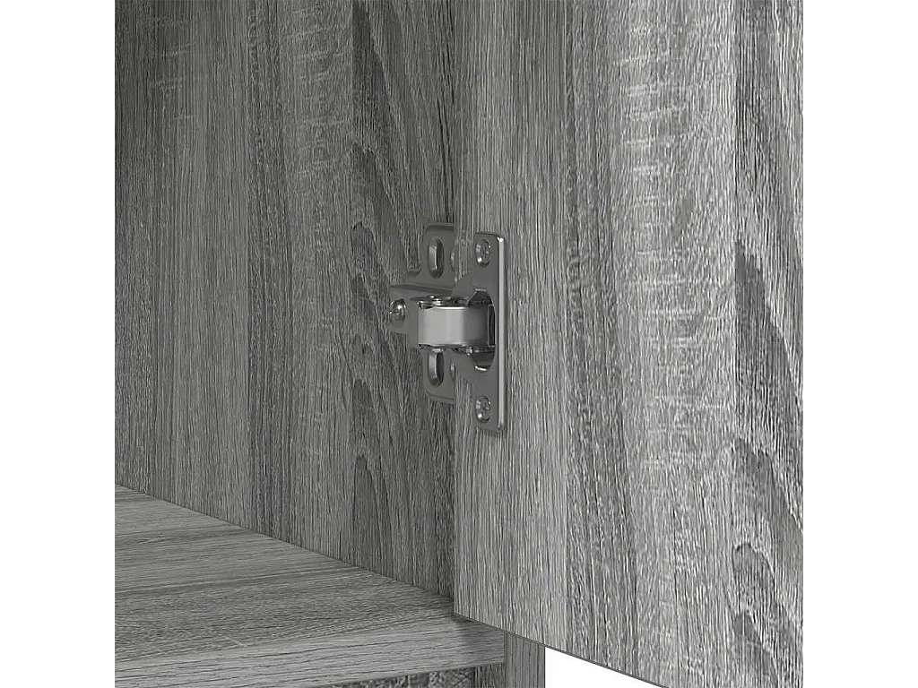 Buffet avec tiroirs et portes sonoma gris 70,5x34x74,5 cm
