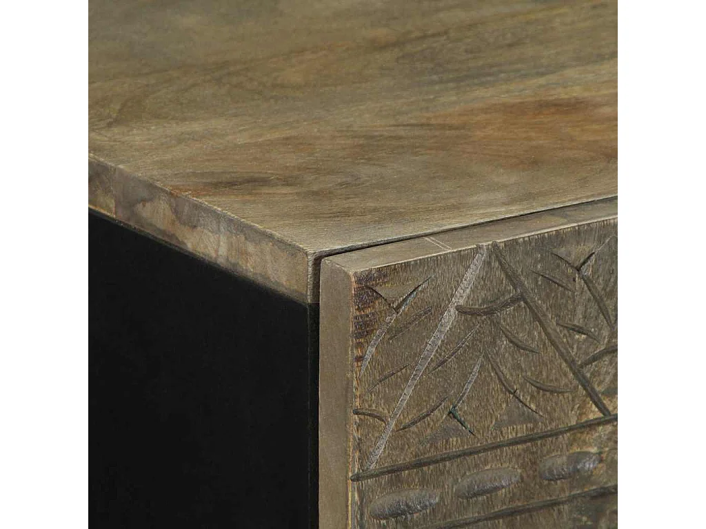 Aparador 90x33x75 cm madeira maciça manga