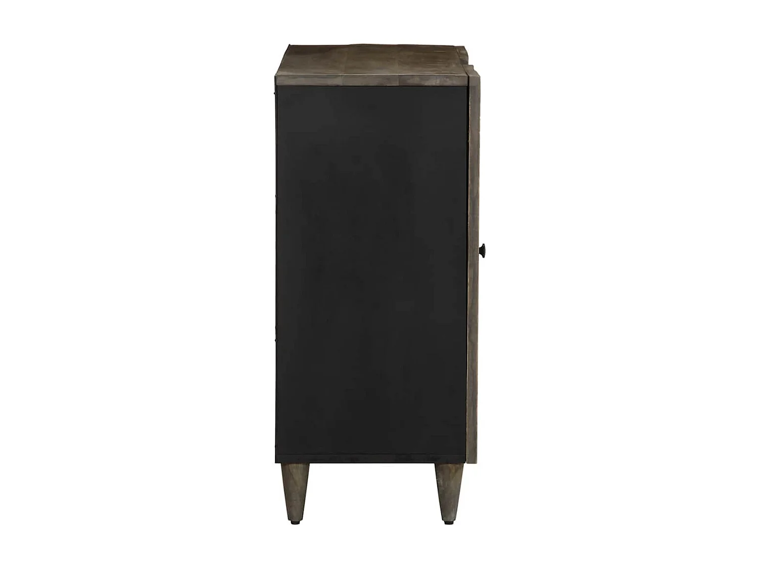 Credenza 90x33x75 cm in Legno Massello di Mango