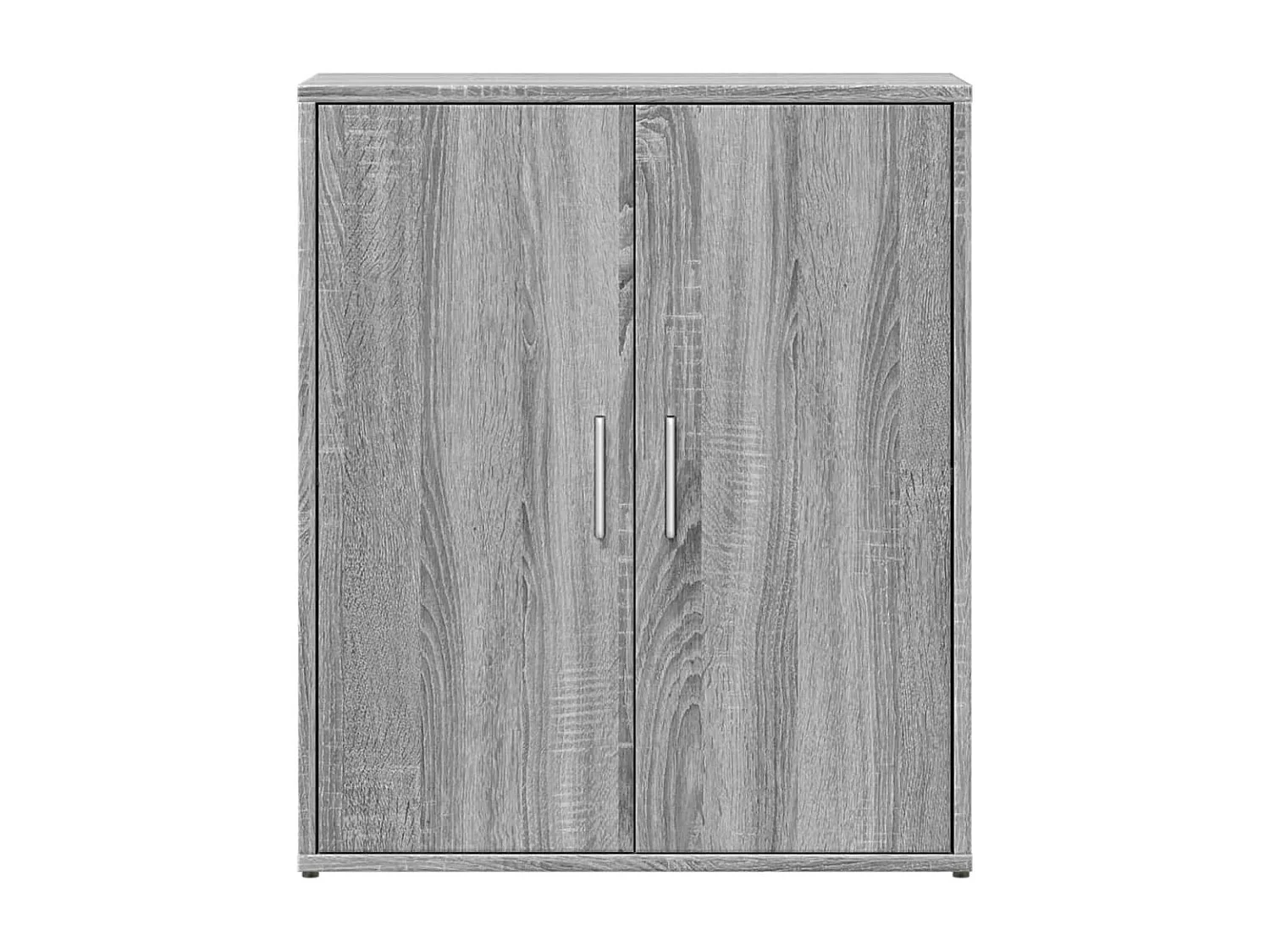 Sideboards 2 Stk. Grau Sonoma-Eiche 60x31x70 cm Holzwerkstoff