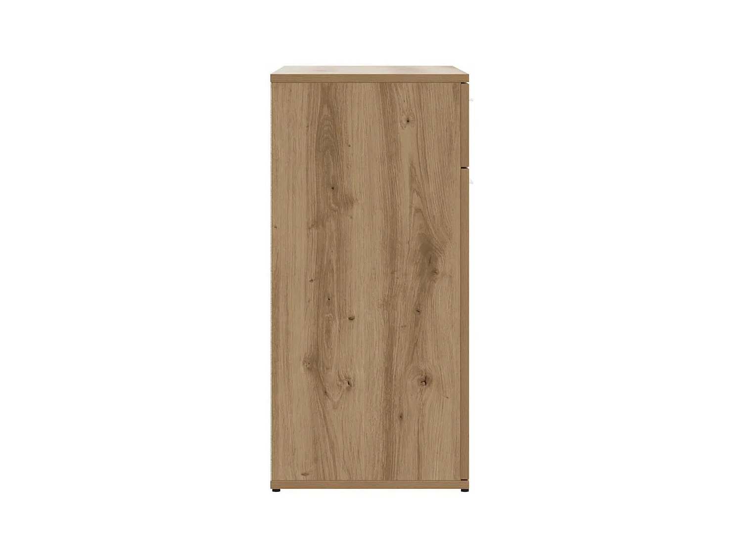 Buffet chêne artisanal 80x36x75 cm bois d'ingénierie