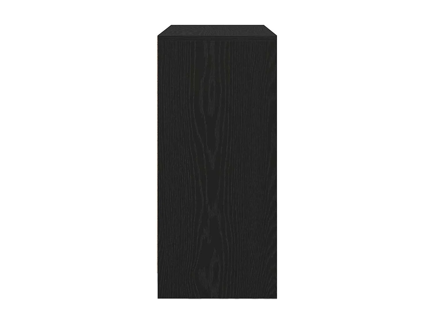 Sideboard mit Schubladen und Türen Schwarz Eichen-Optik