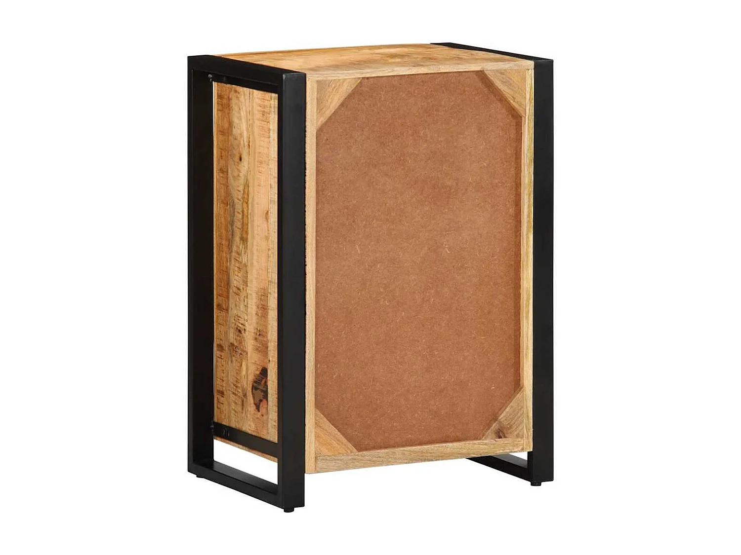 Armoire à tiroir 50x35x70 cm bois de manguier massif brut