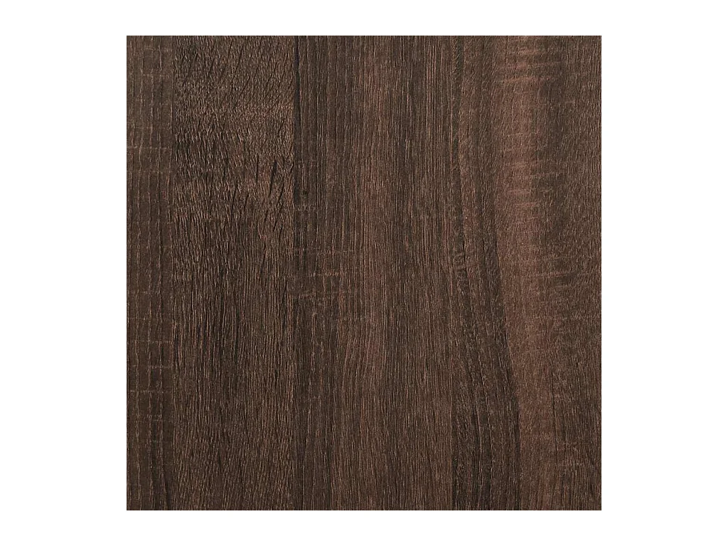 Buffet chêne marron 62x35x76 cm bois d'ingénierie