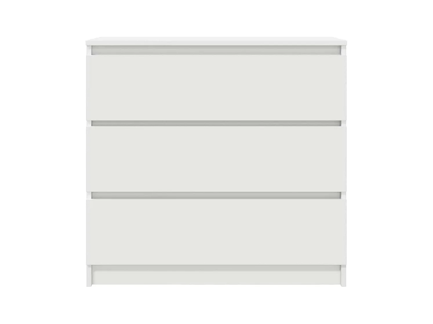 Buffet blanc 80x35x76 cm bois d’ingénierie