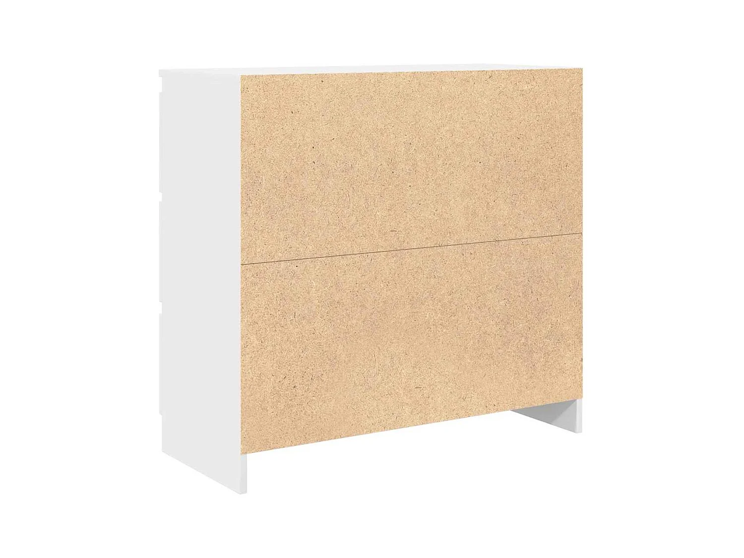 Buffet blanc 80x35x76 cm bois d’ingénierie